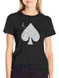 Ace of Spades Graphic T-Shirt - Black