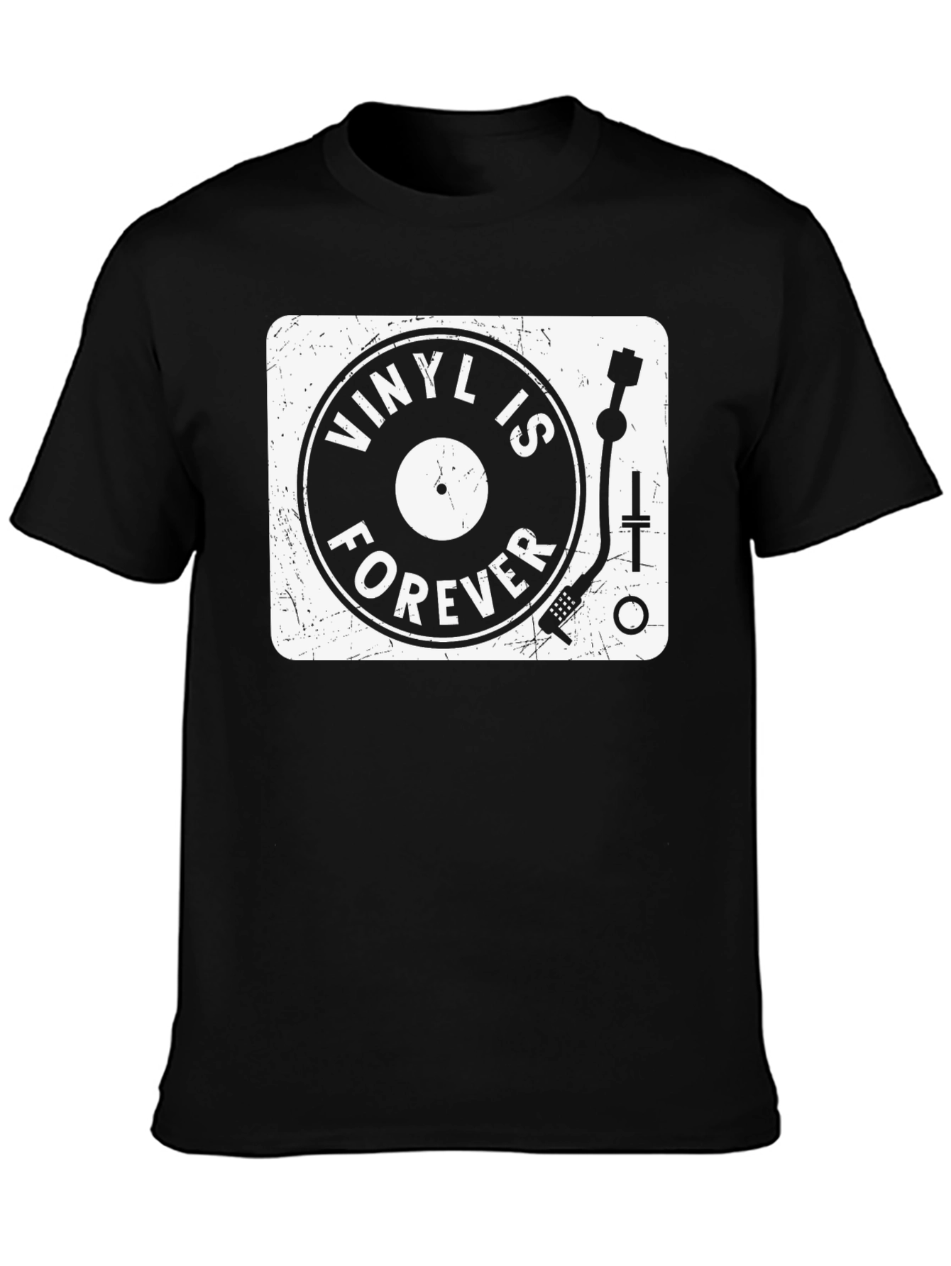Vinyl is Forever Black T-Shirt