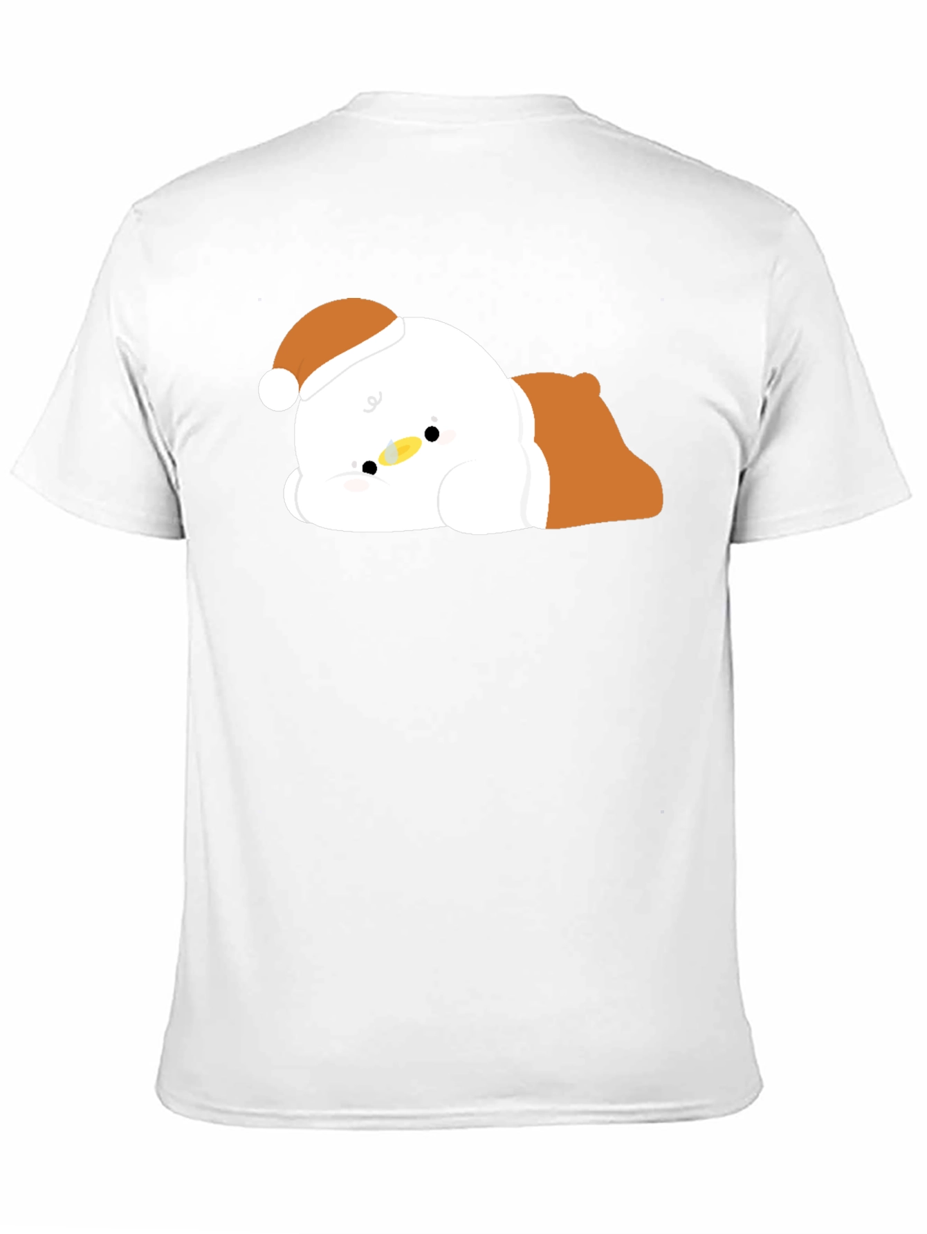Cute Duck in Santa Hat T-Shirt