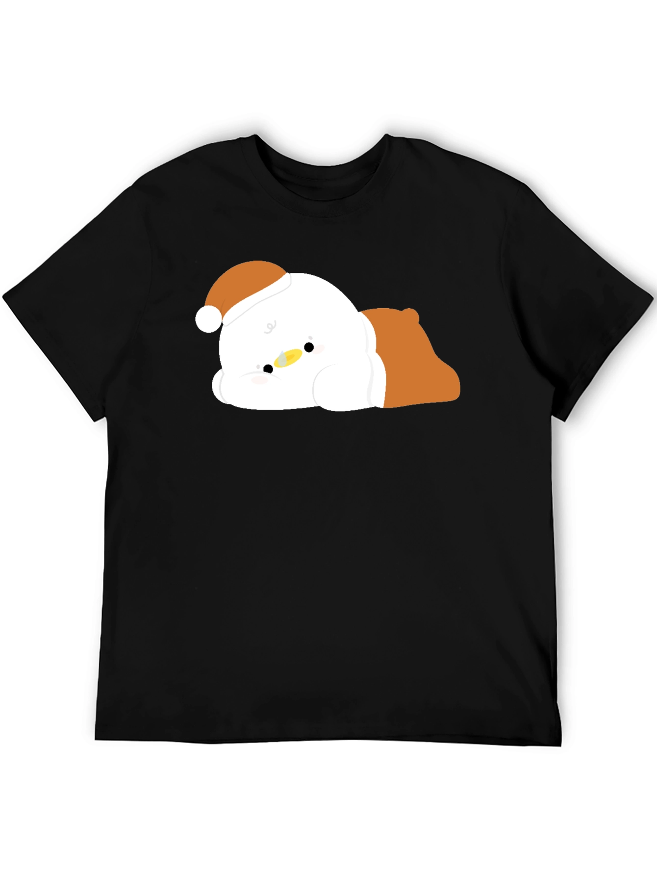 Cute Duck in Santa Hat T-Shirt