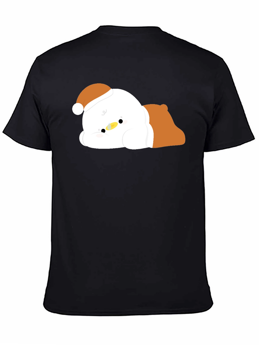 Cute Duck in Santa Hat T-Shirt