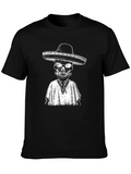 Day of the Dead Skeleton T-Shirt - Black