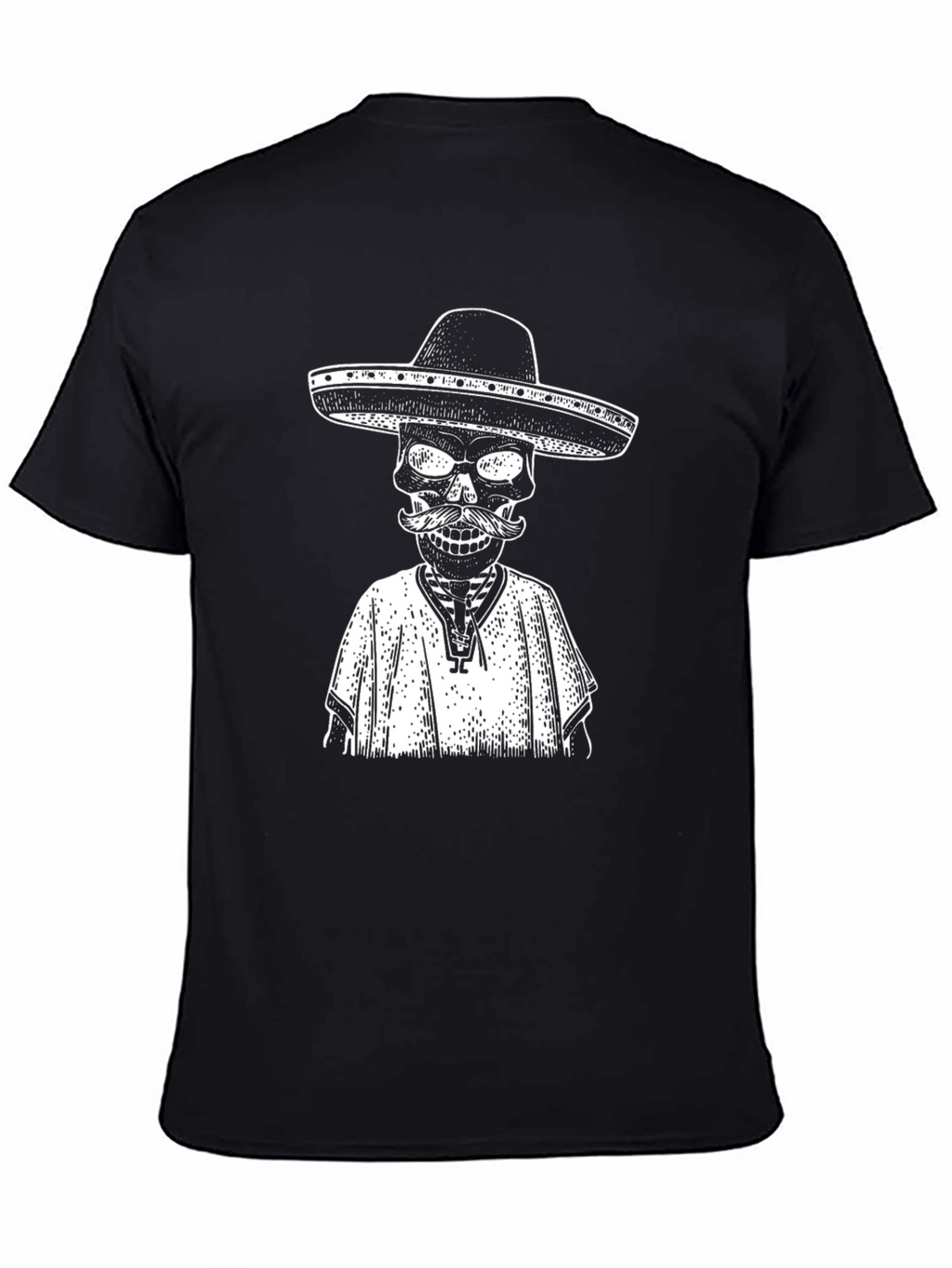 Day of the Dead Skeleton T-Shirt - Black