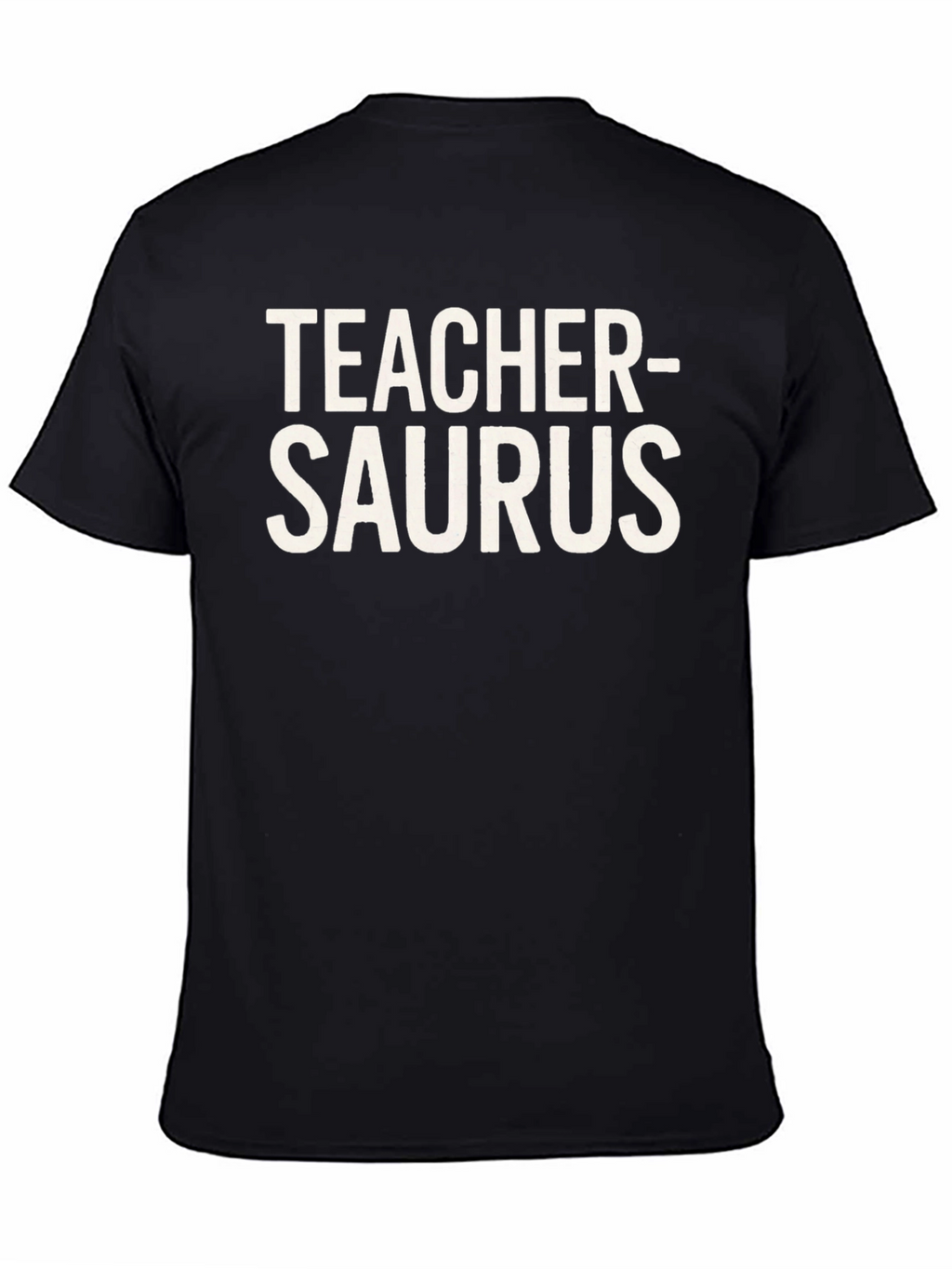 Teacher-Saurus Black T-Shirt
