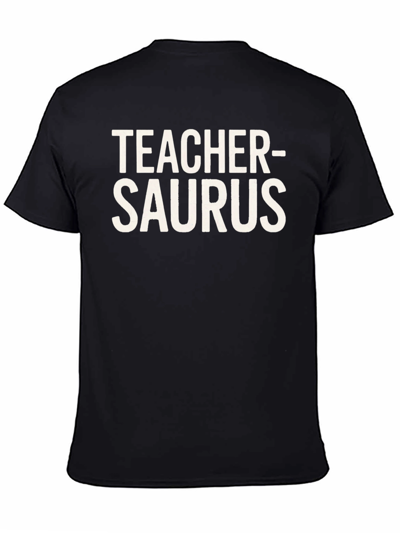 Teacher-Saurus Black T-Shirt