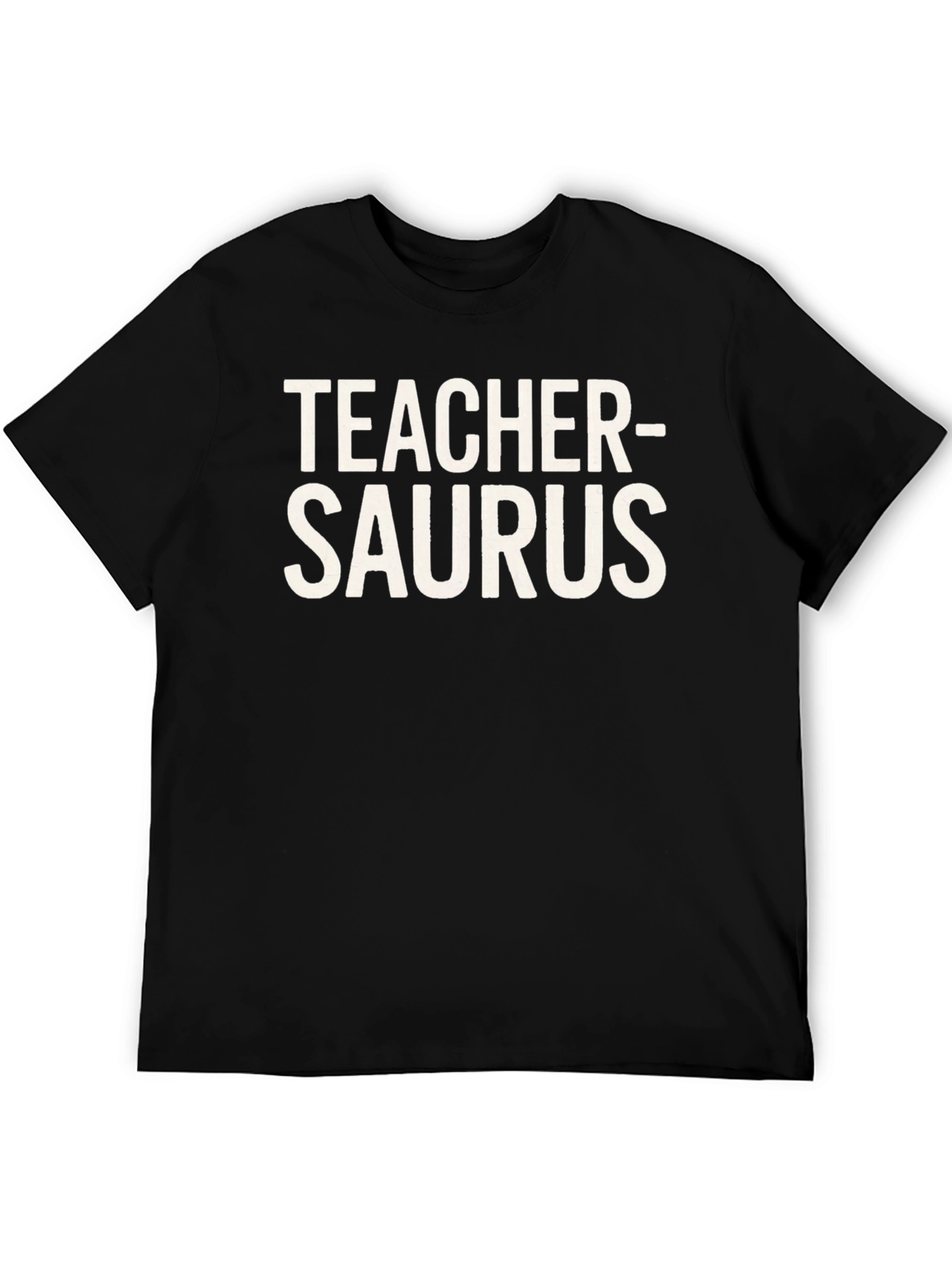 Teacher-Saurus Black T-Shirt