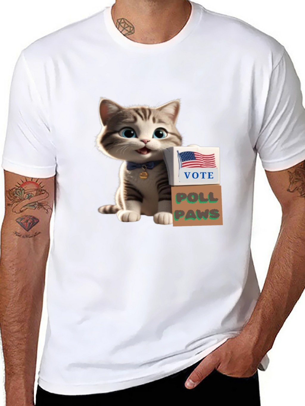 Vote Poll Paws T-Shirt