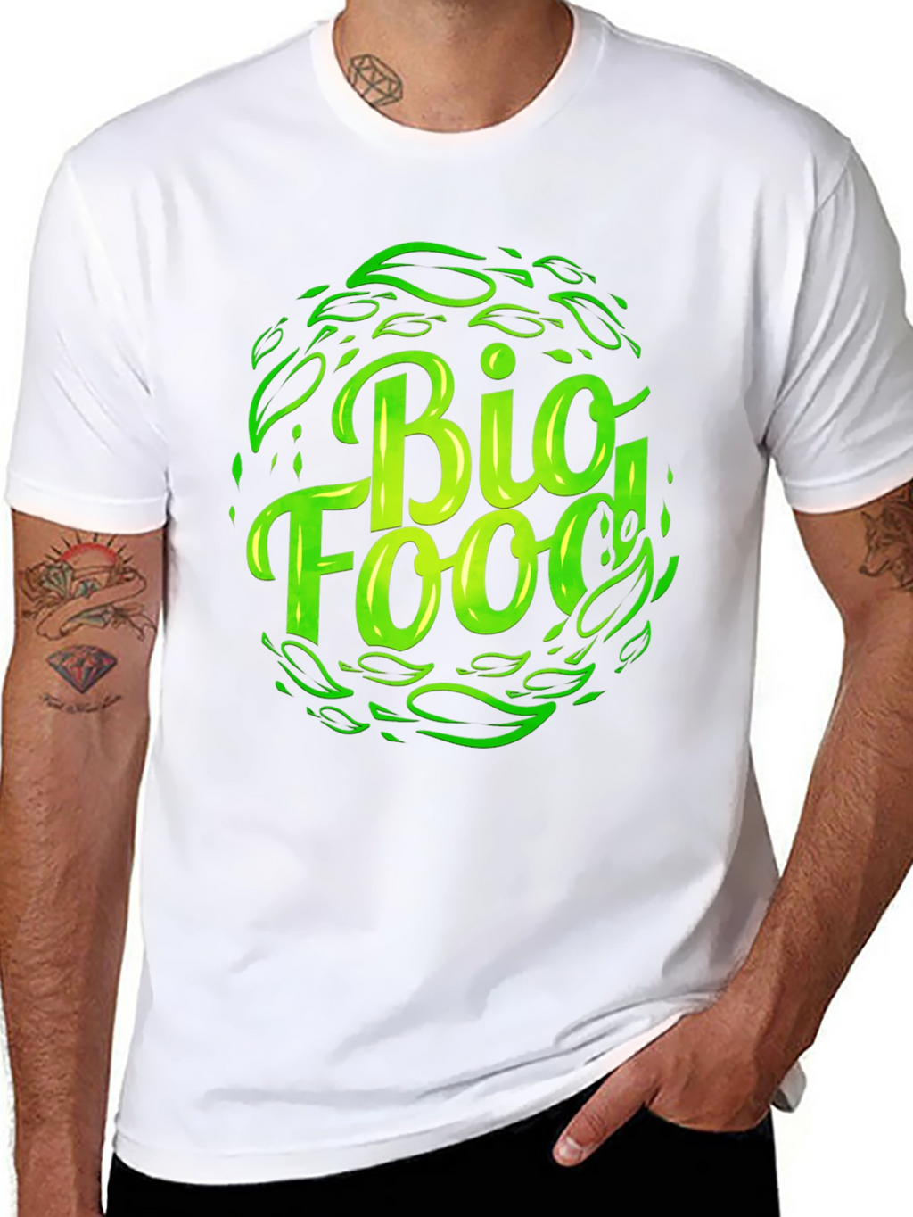 Bio Food Graphic T-Shirt - Organic Style