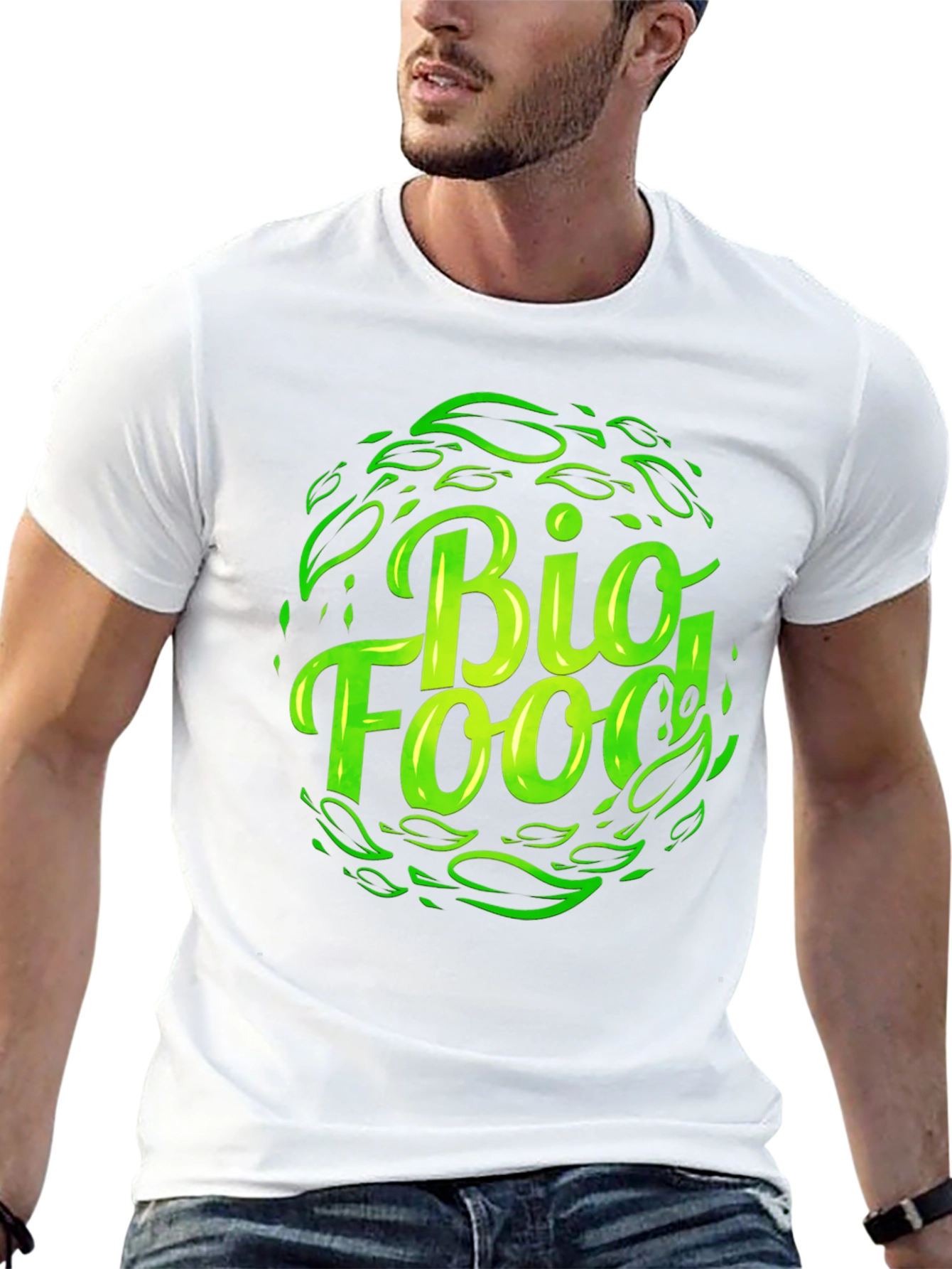 Bio Food Graphic T-Shirt - Organic Style