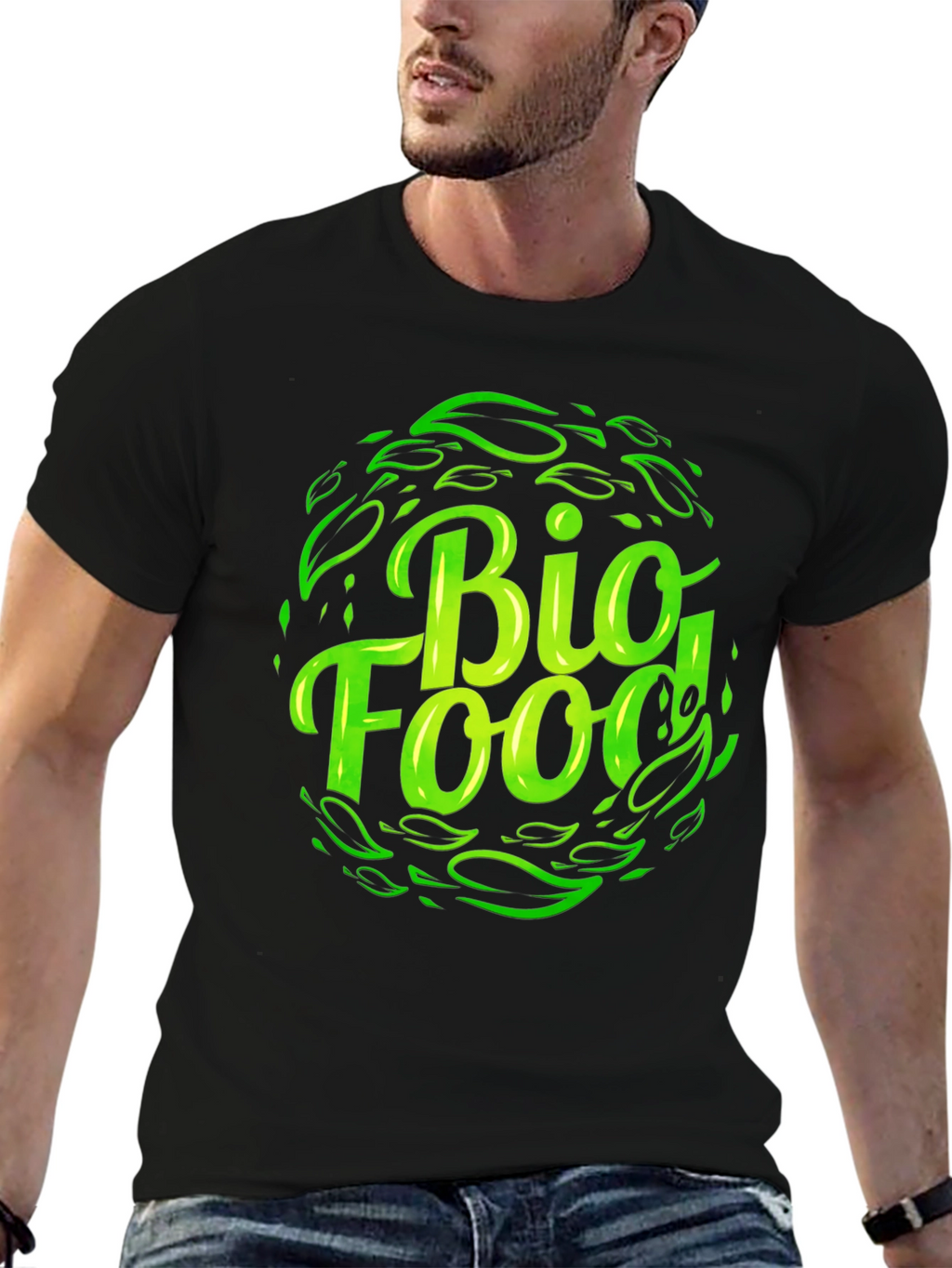 Bio Food Graphic T-Shirt - Organic Style