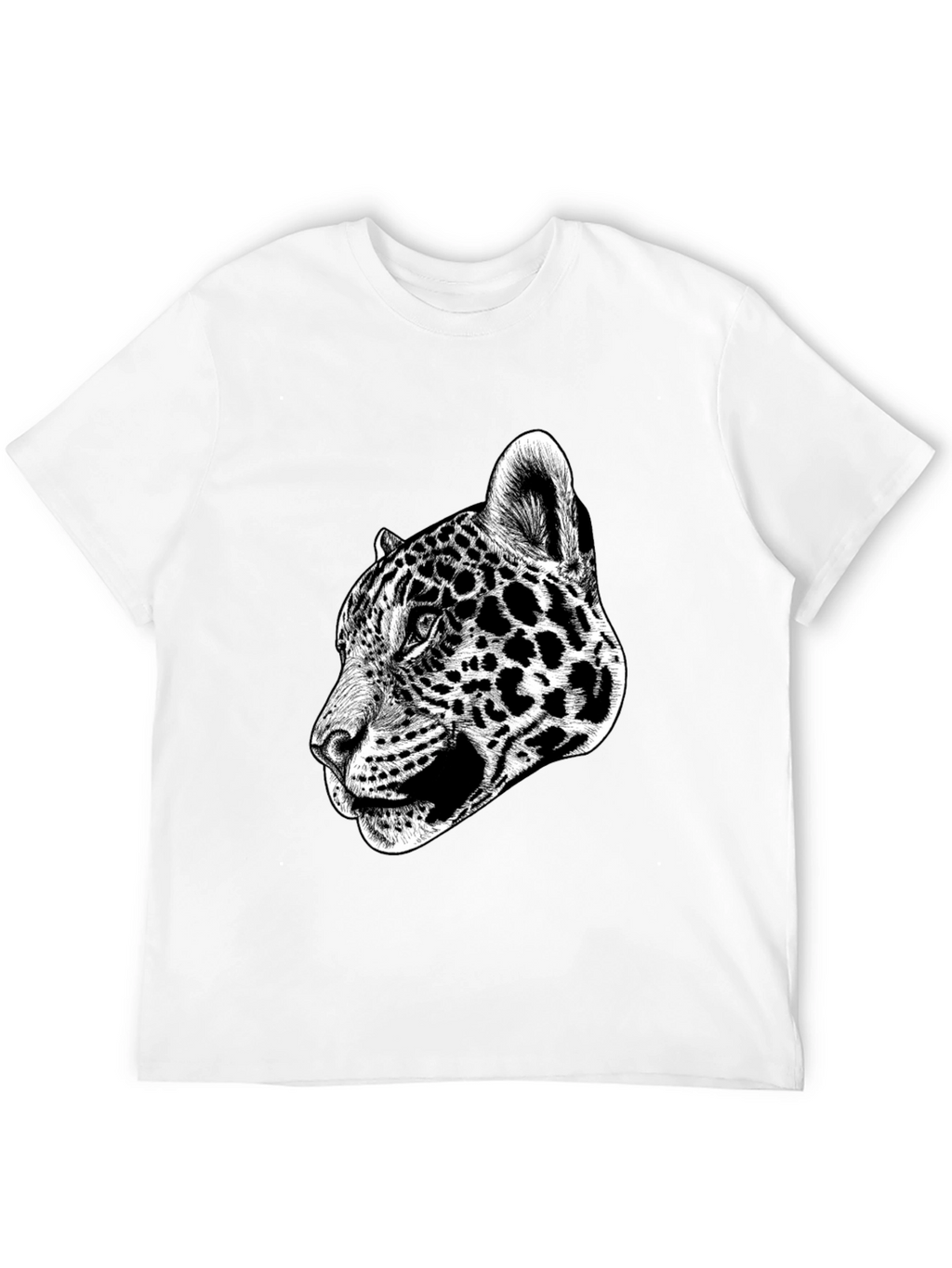 Jaguar Graphic Print Black T-Shirt
