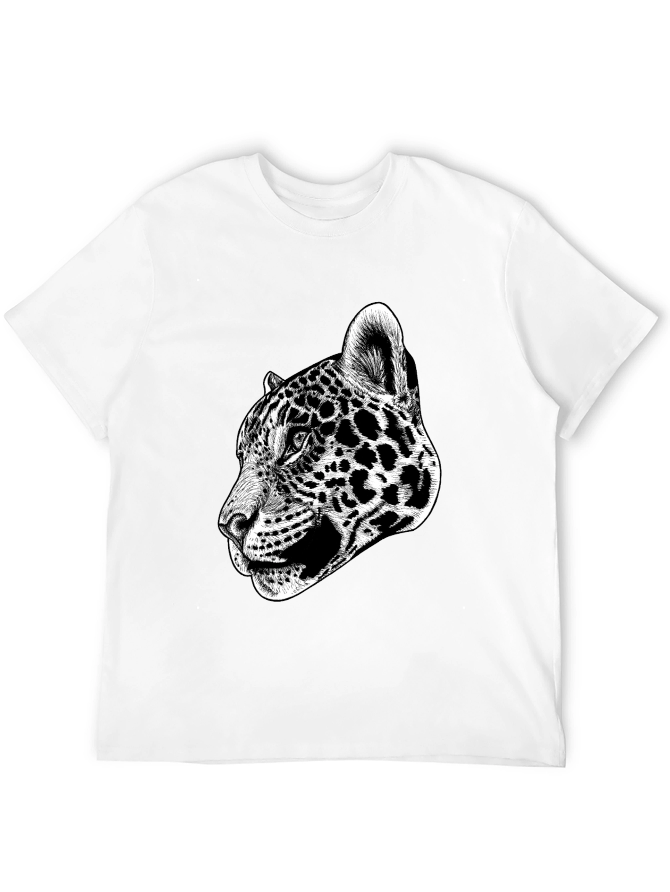 Jaguar Graphic Print Black T-Shirt