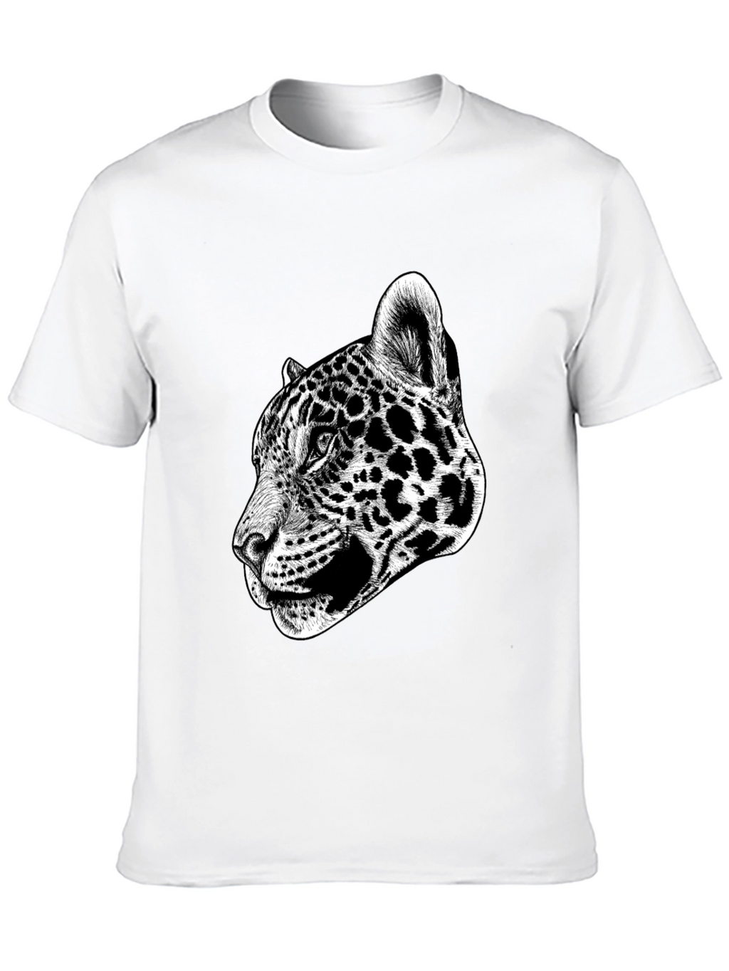 Jaguar Graphic Print Black T-Shirt