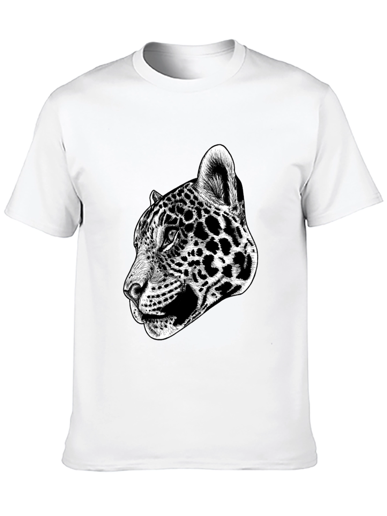 Jaguar Graphic Print Black T-Shirt
