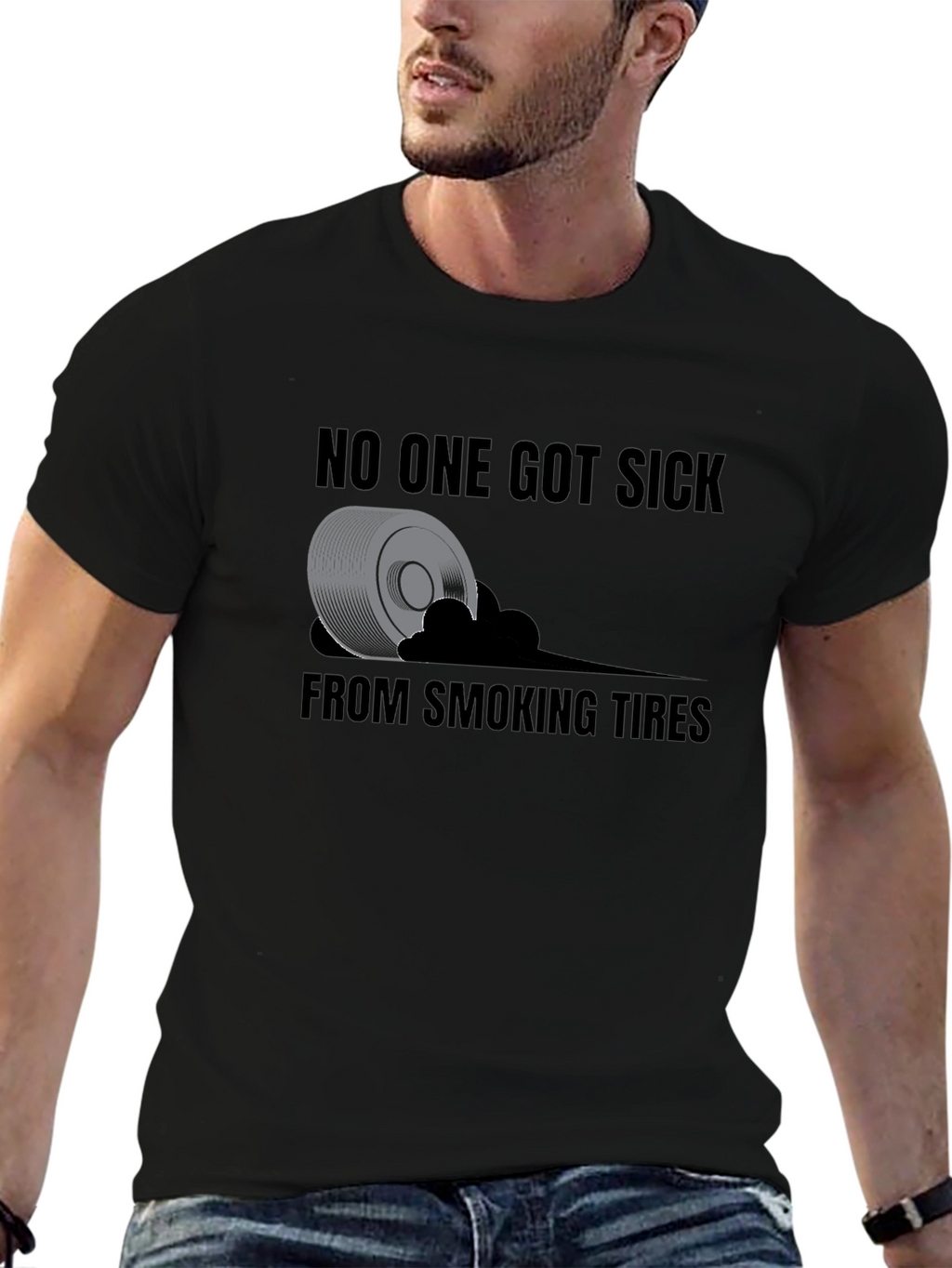 Smoking Tires Graphic Tee