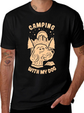 Camping With My Dog T-Shirt