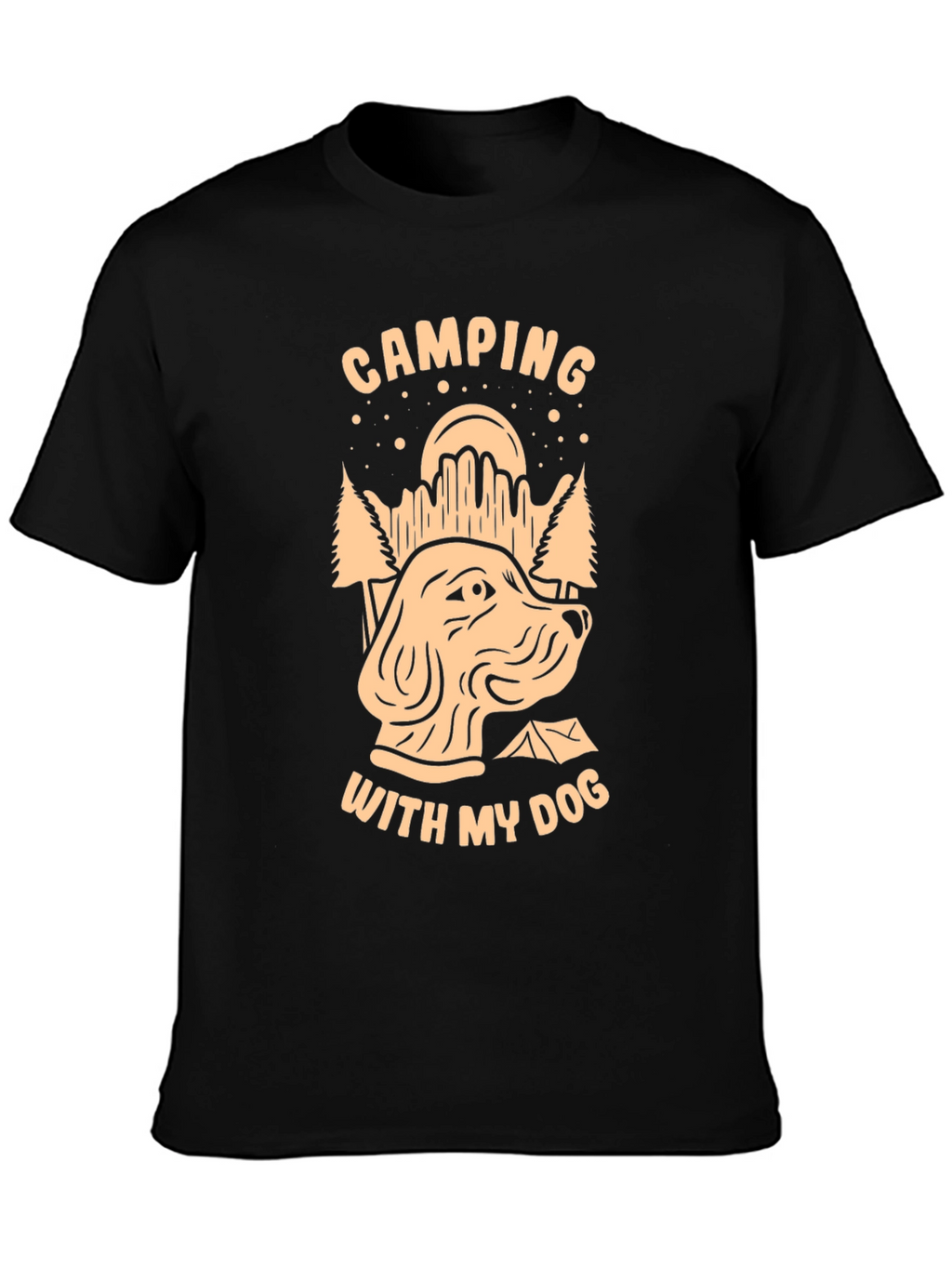 Camping With My Dog T-Shirt