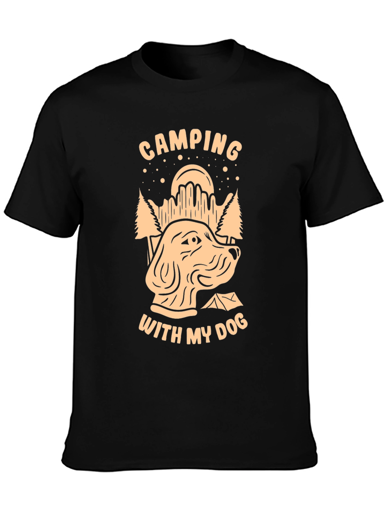 Camping With My Dog T-Shirt