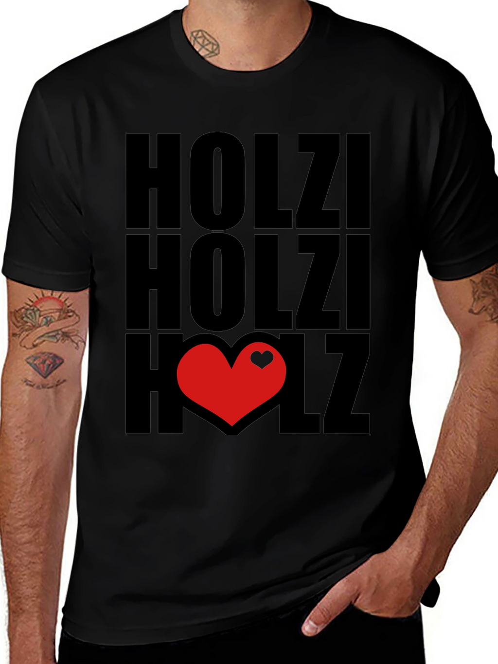 Holzi Heart T-Shirt - Love Lumberjack Style