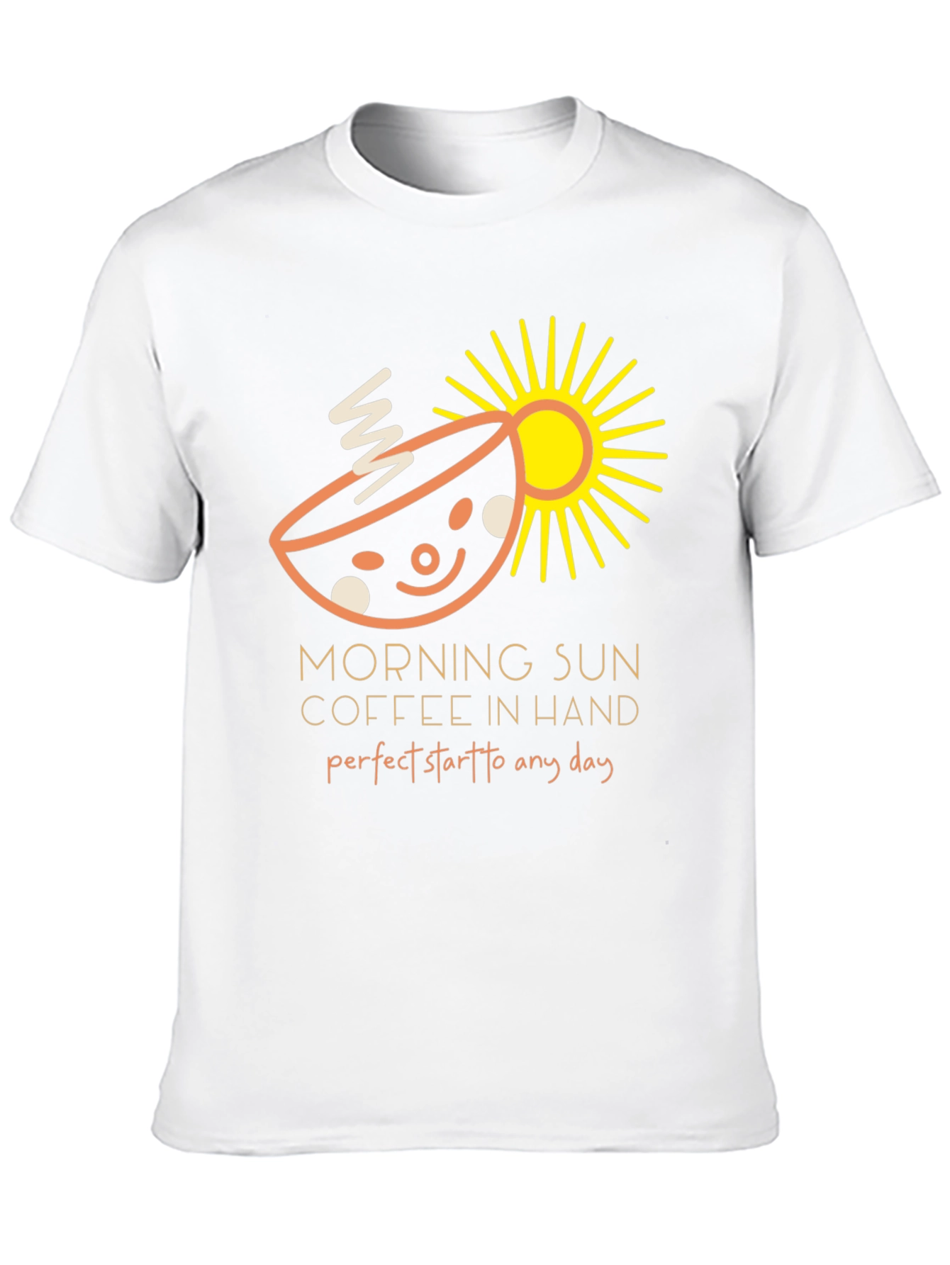 Morning Sun Coffee Graphic Tee - Perfect Day Start