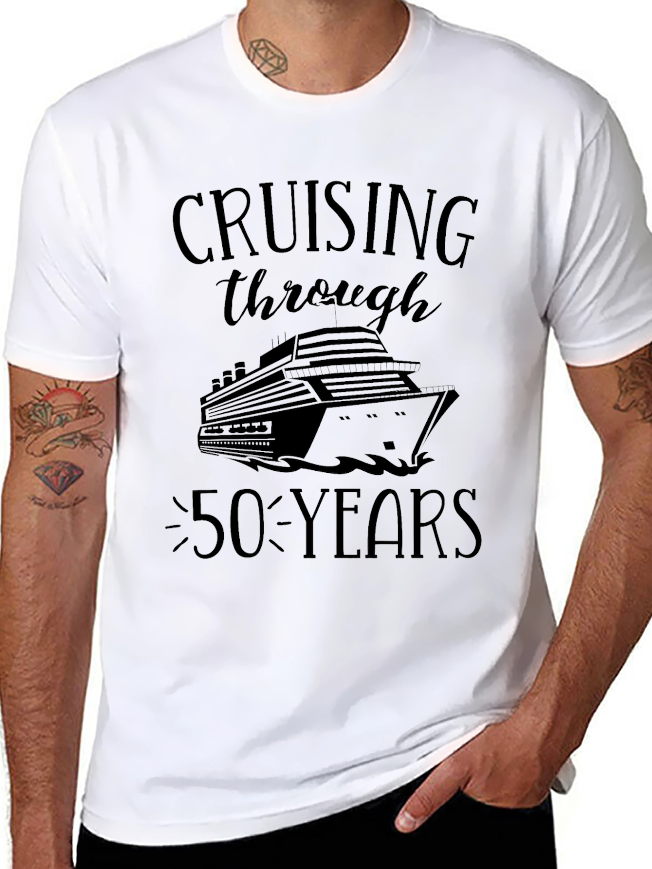 Cruising Through 50 Years Graphic Tee