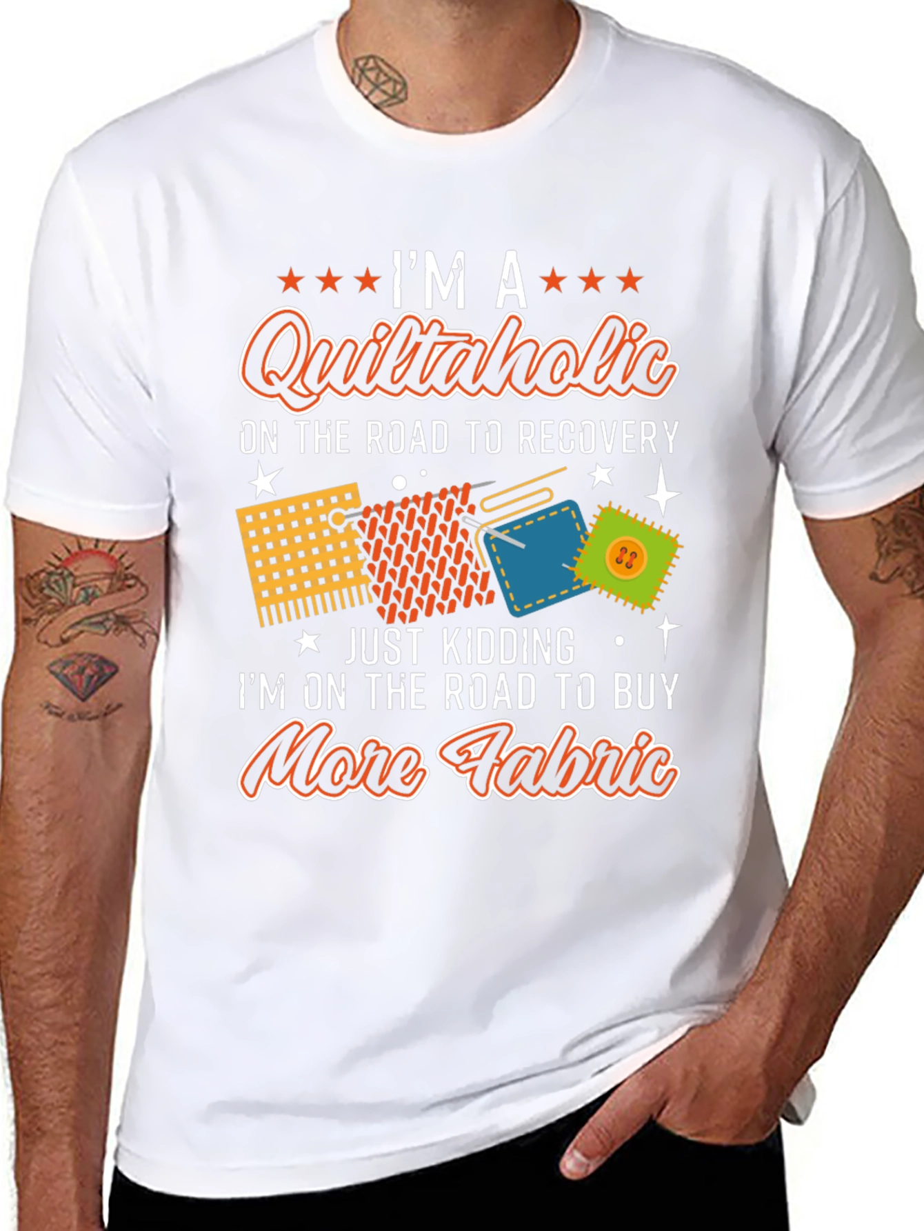 Quiltaholic T-Shirt - Funny Quilting Lover Tee