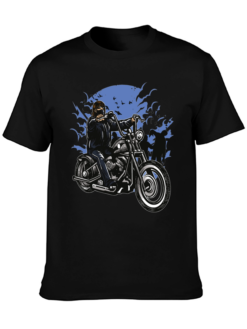 Cool Biker Motorcycle T-Shirt