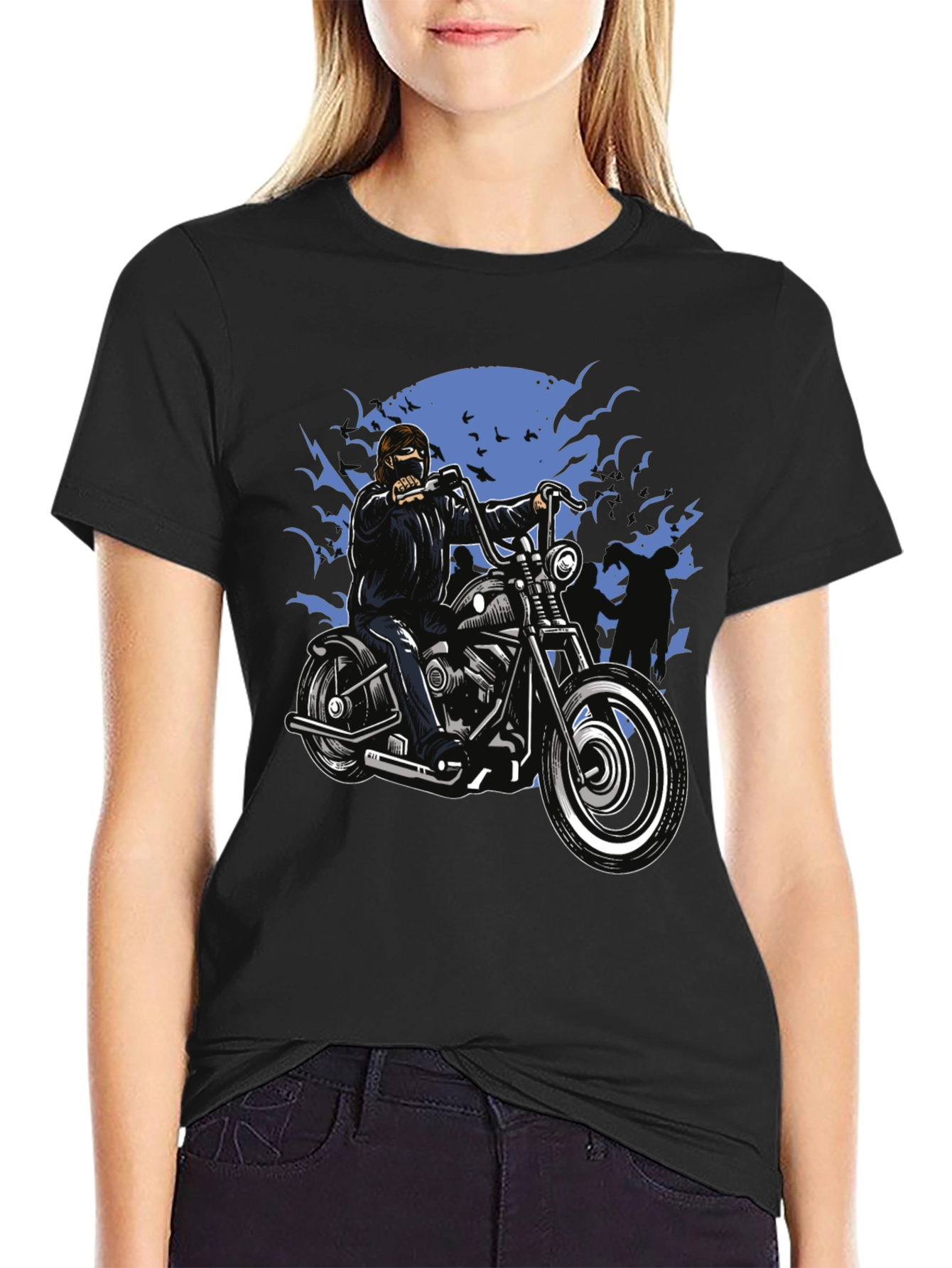 Cool Biker Motorcycle T-Shirt
