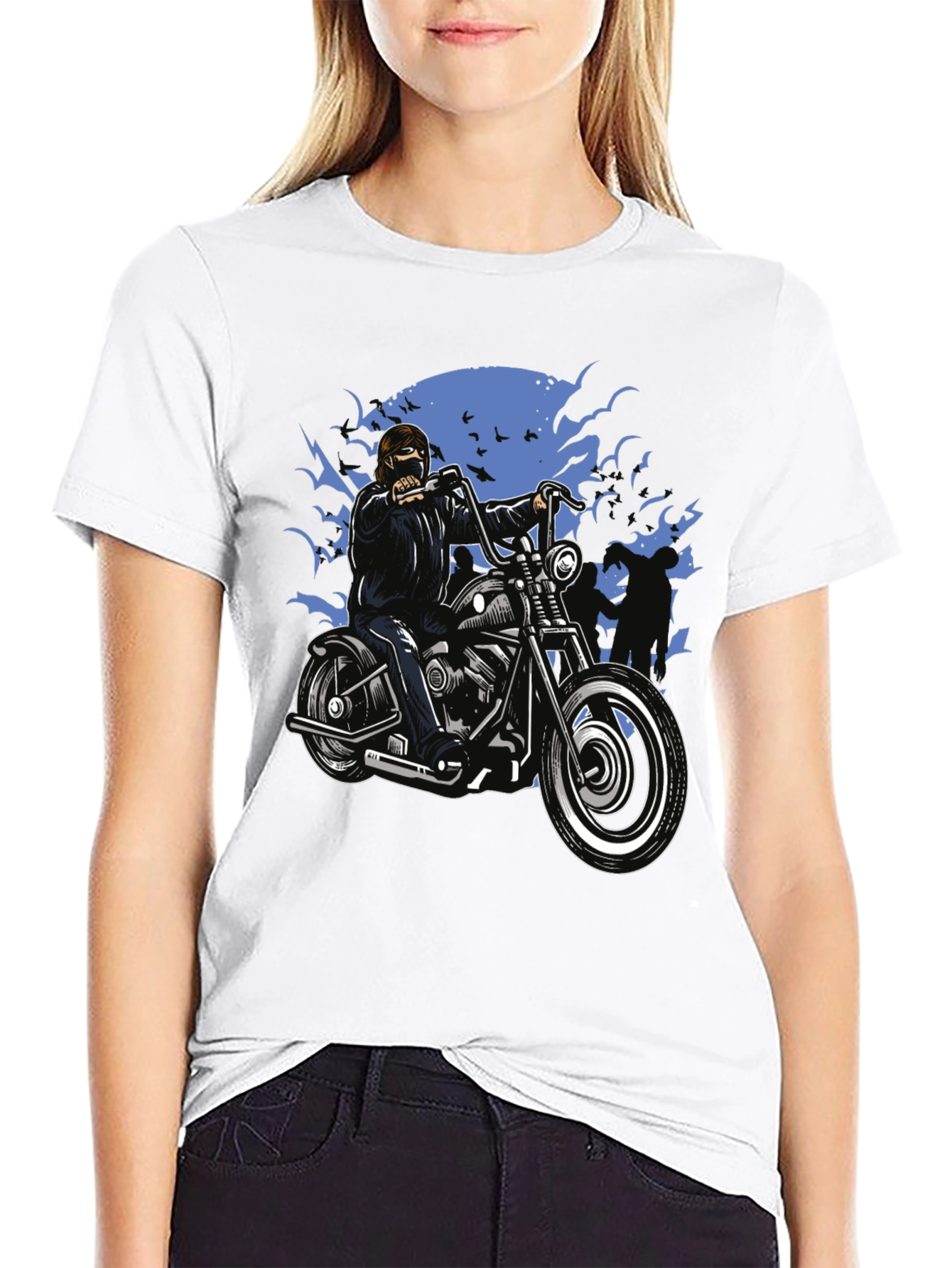 Cool Biker Motorcycle T-Shirt