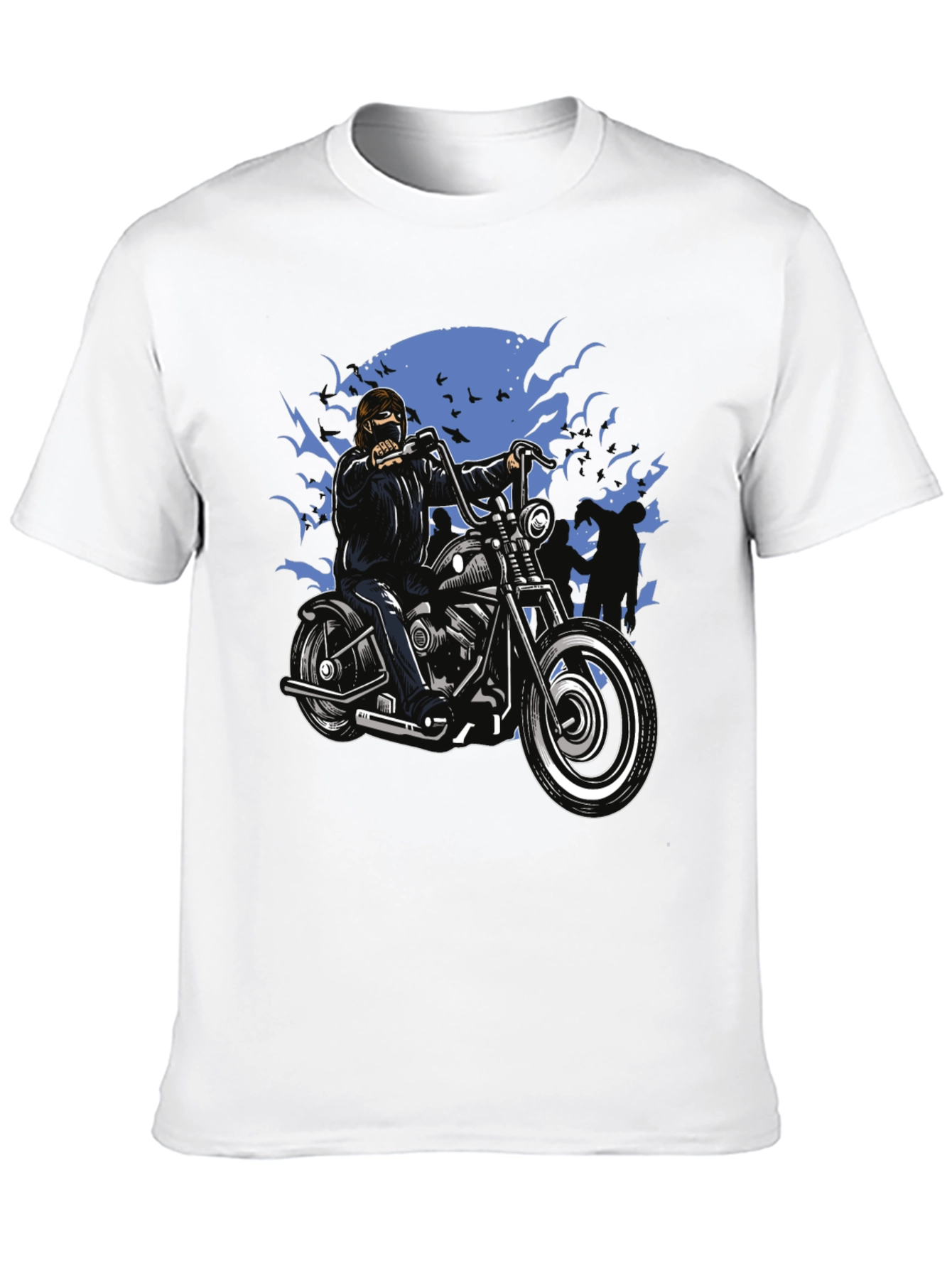 Cool Biker Motorcycle T-Shirt