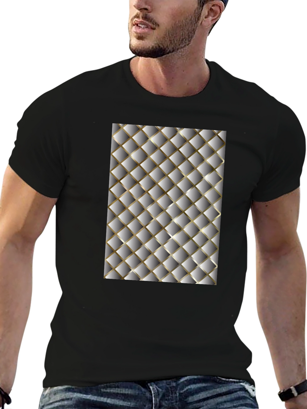 Modern Geometric Pattern Tee