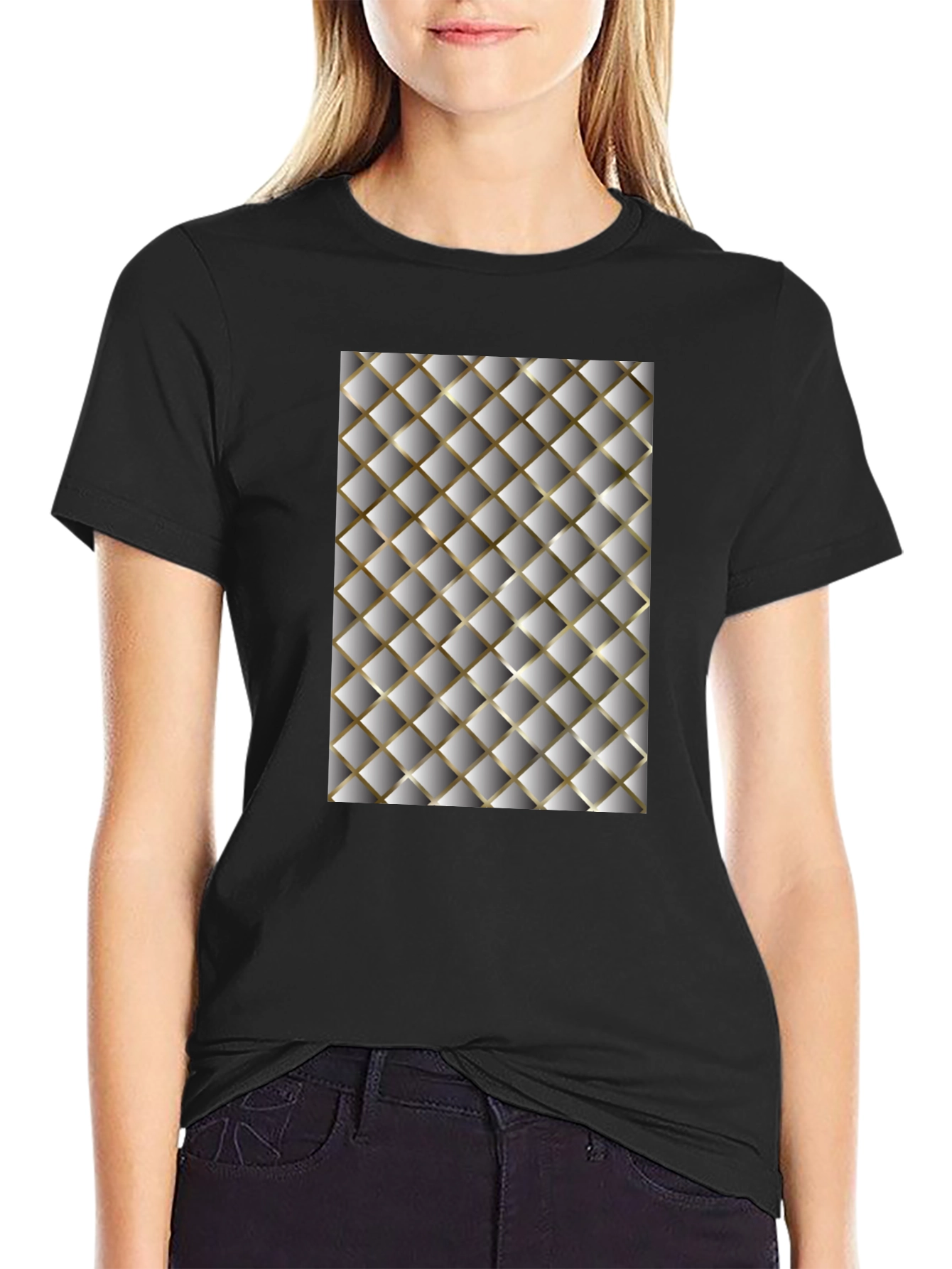 Modern Geometric Pattern Tee