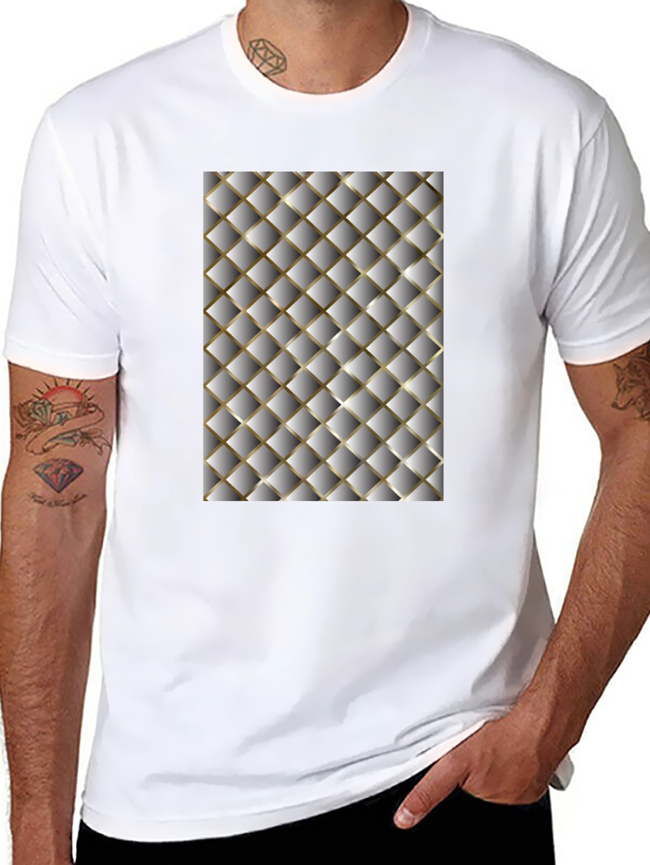 Modern Geometric Pattern Tee