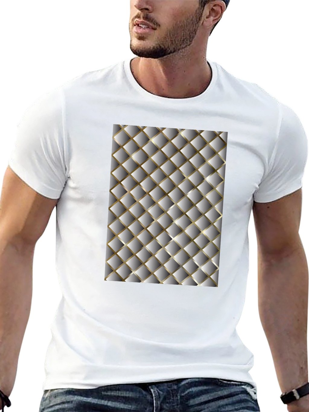 Modern Geometric Pattern Tee