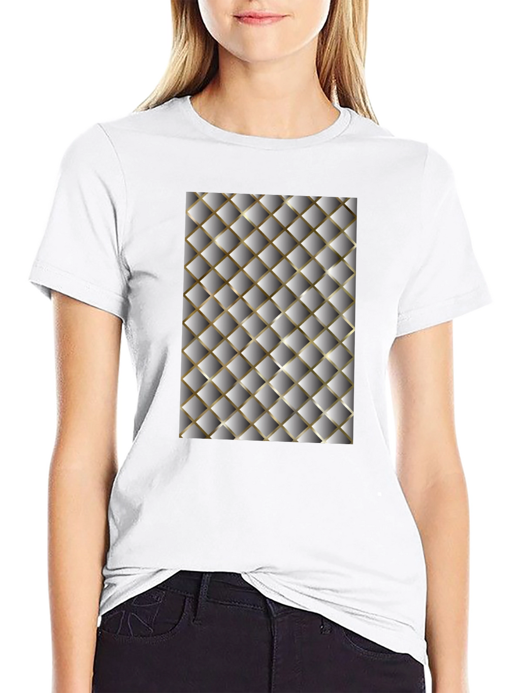 Modern Geometric Pattern Tee