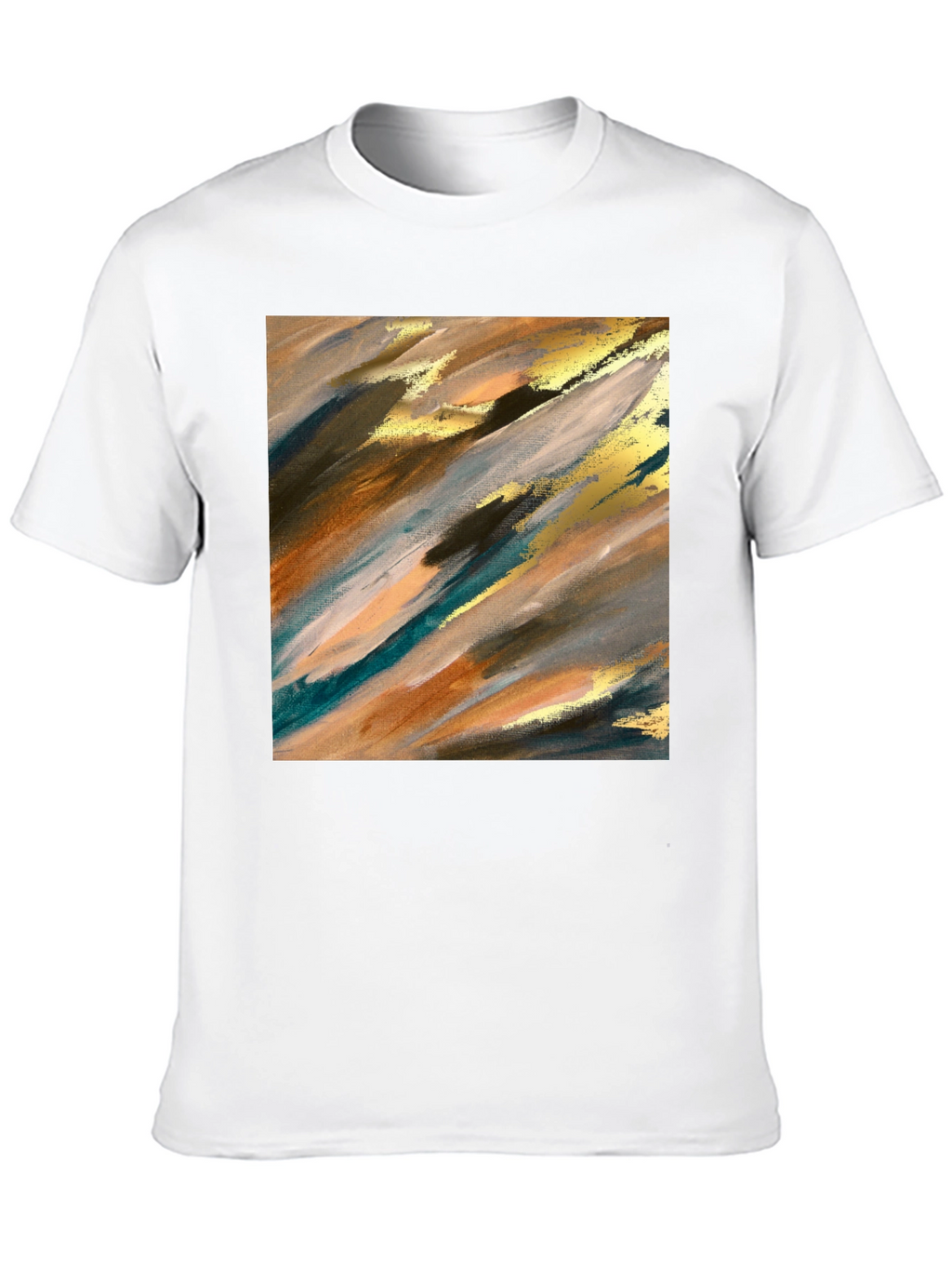Abstract Art Tee - Modern Graphic Print T-Shirt