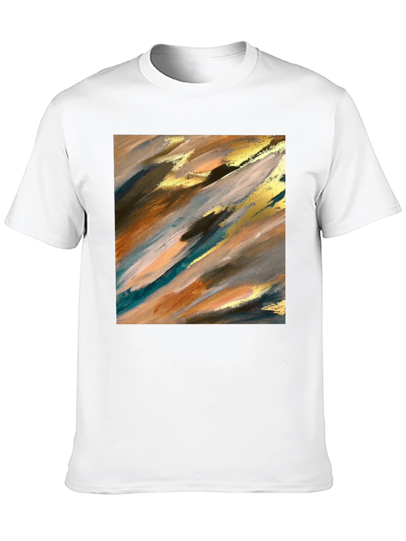 Abstract Art Tee - Modern Graphic Print T-Shirt