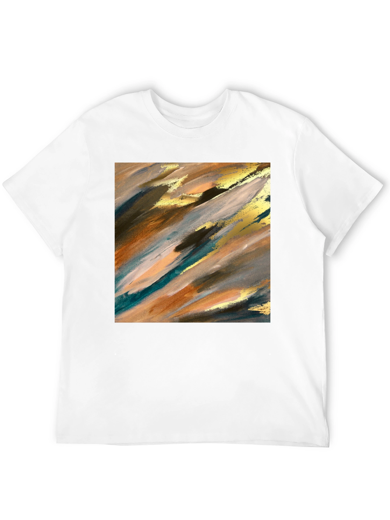 Abstract Art Tee - Modern Graphic Print T-Shirt