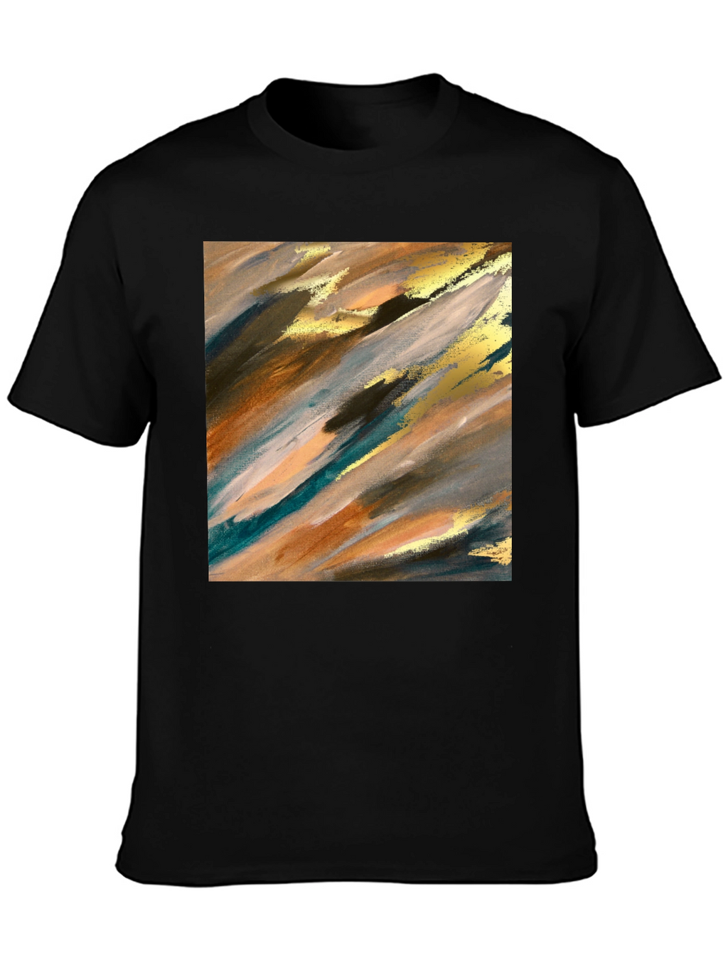 Abstract Art Tee - Modern Graphic Print T-Shirt