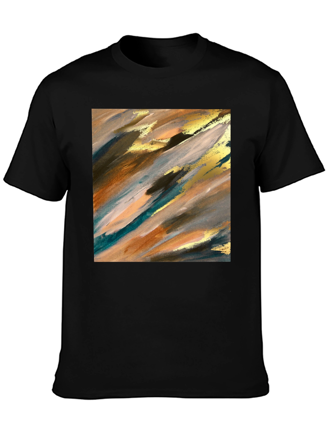 Abstract Art Tee - Modern Graphic Print T-Shirt