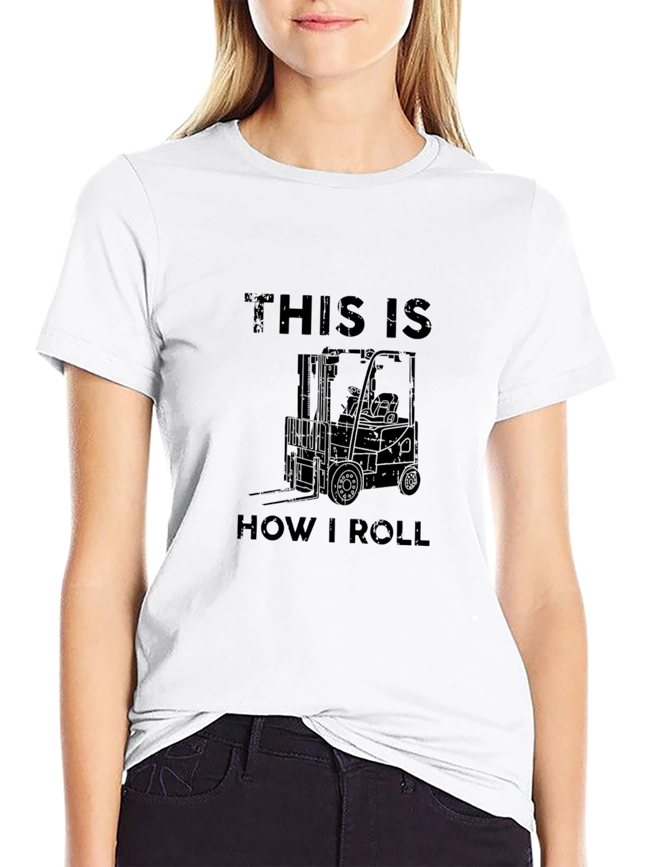 This is How I Roll Forklift Graphic T-Shirt