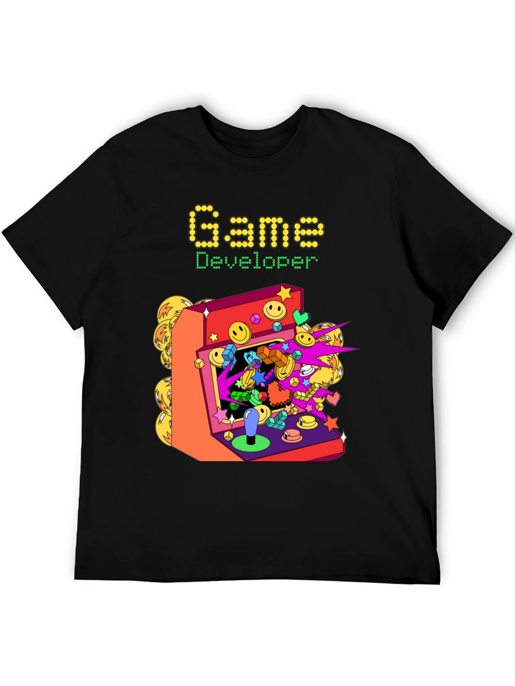 Game Developer Graphic Tee - Arcade Style
