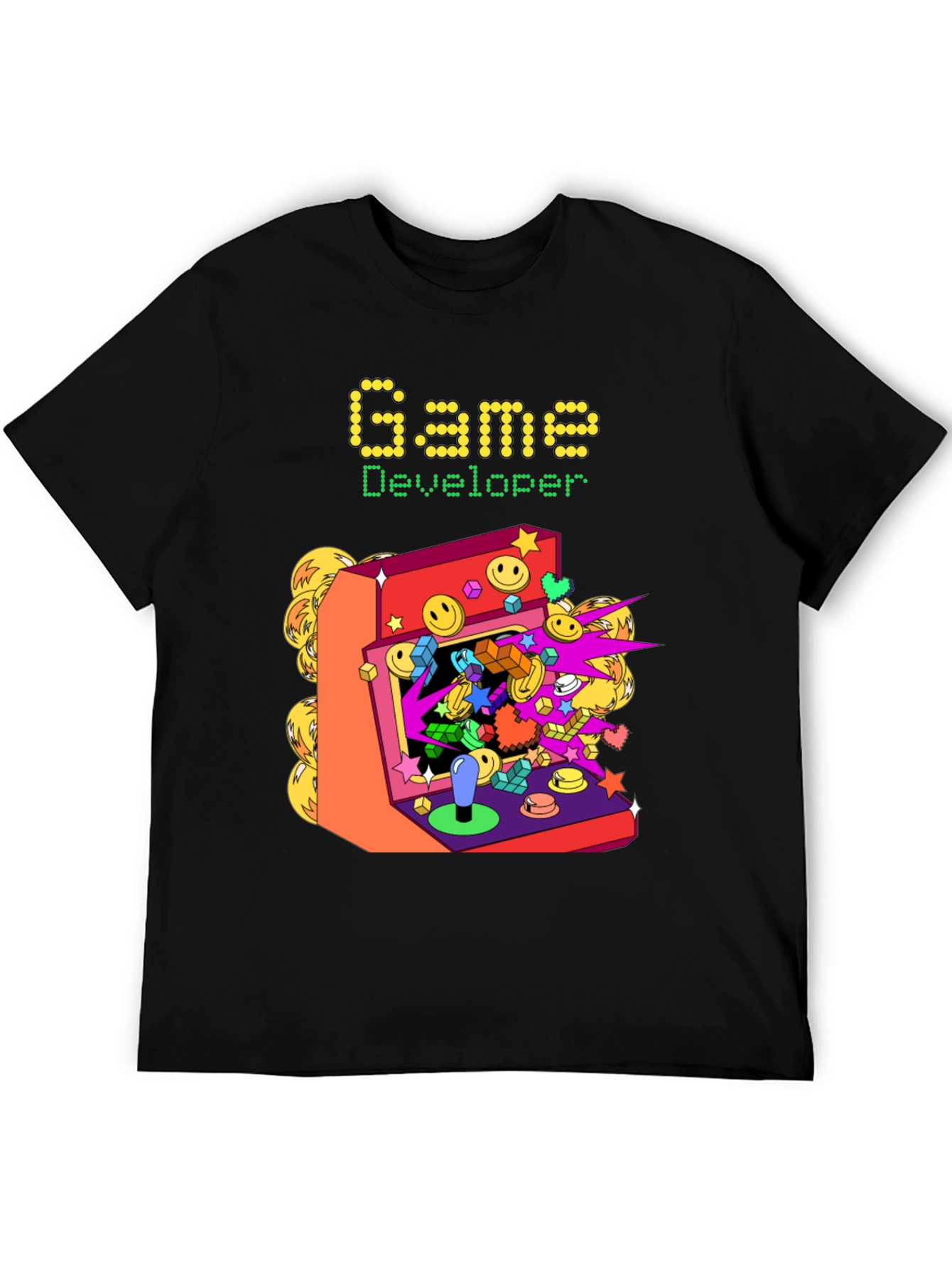 Game Developer Graphic Tee - Arcade Style