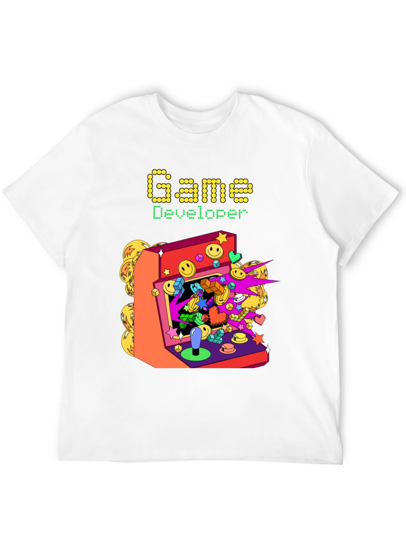 Game Developer Graphic Tee - Arcade Style