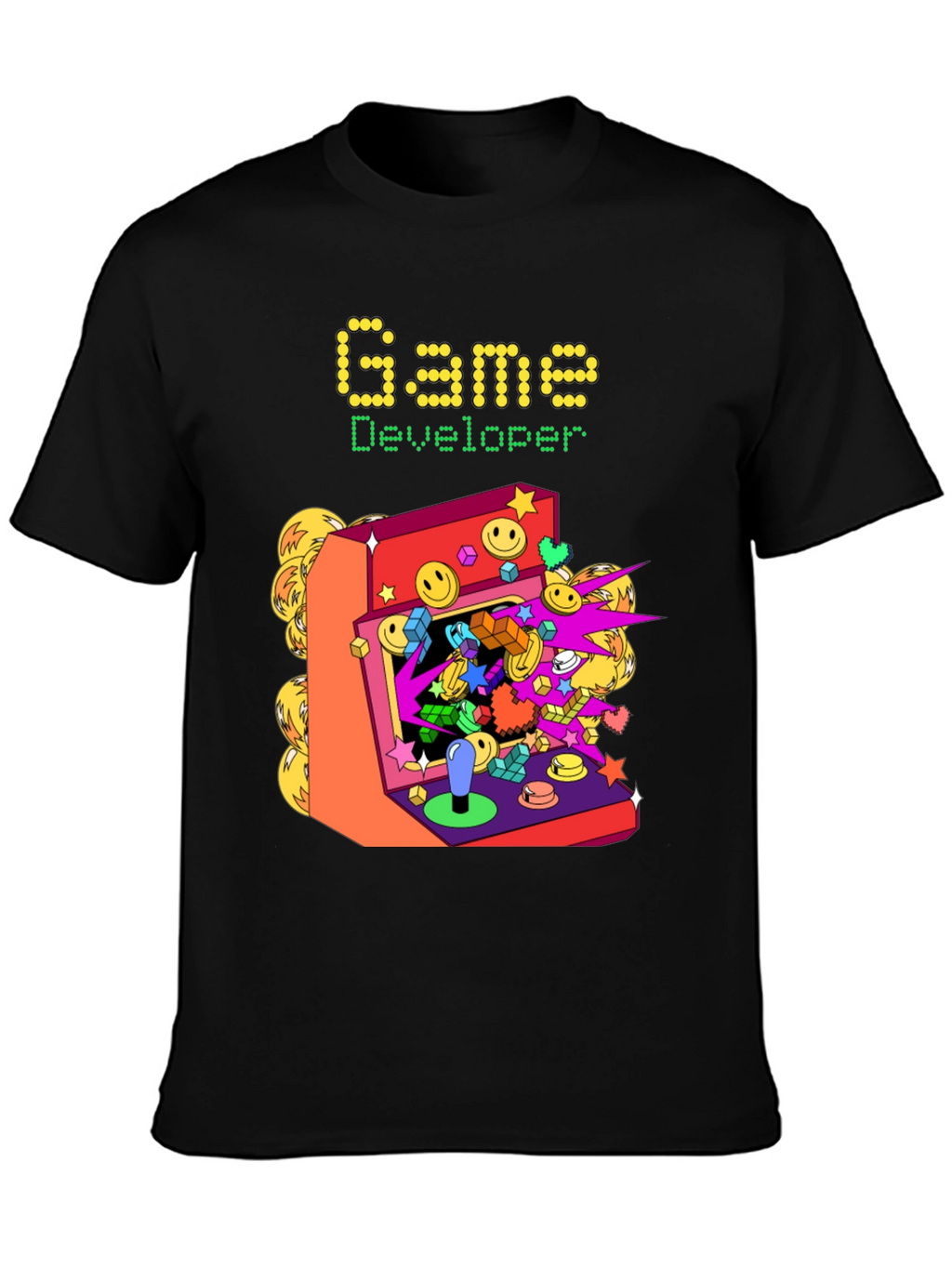 Game Developer Graphic Tee - Arcade Style