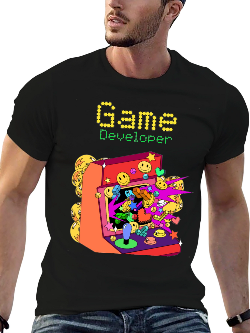 Game Developer Graphic Tee - Arcade Style