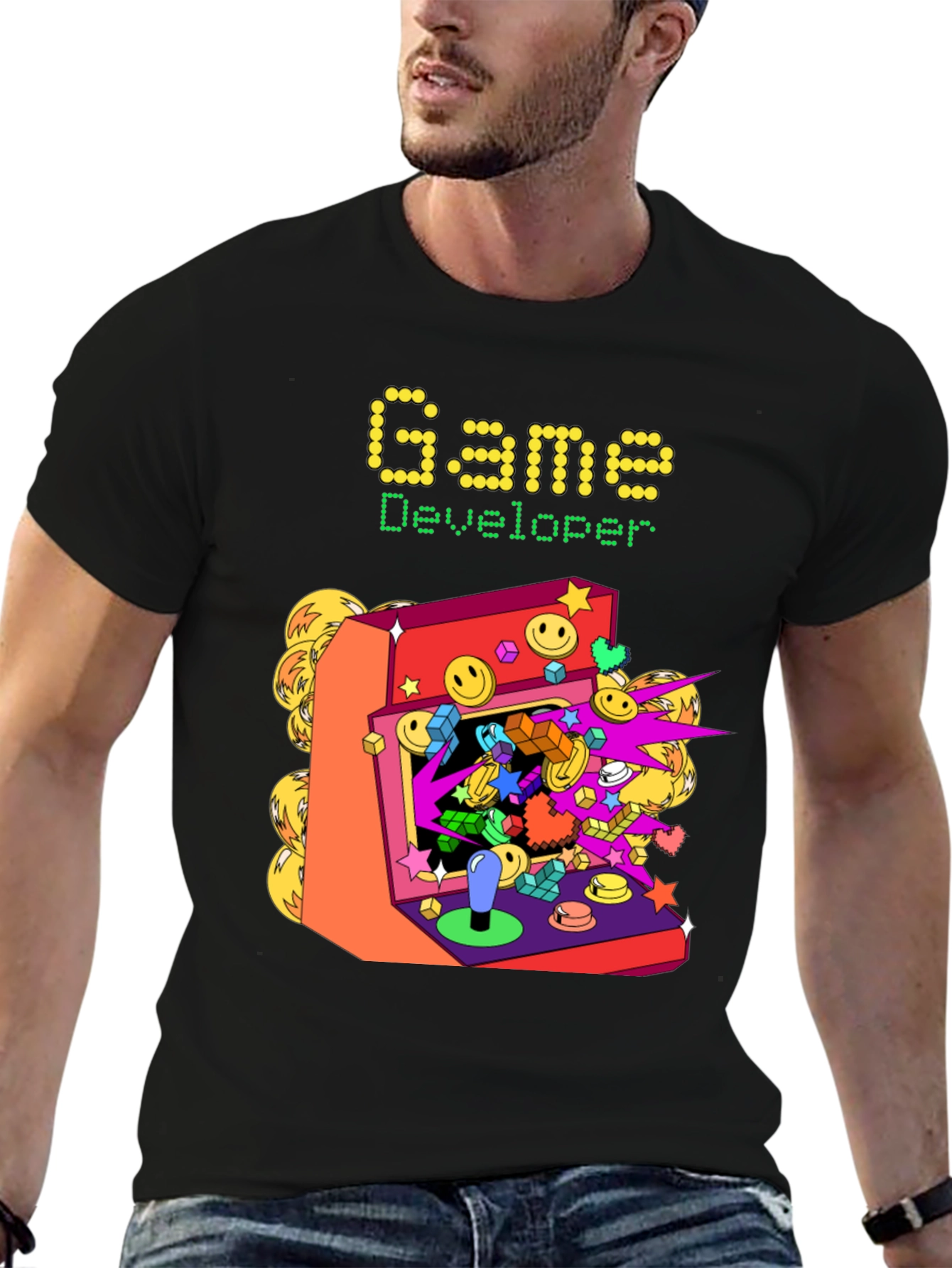 Game Developer Graphic Tee - Arcade Style