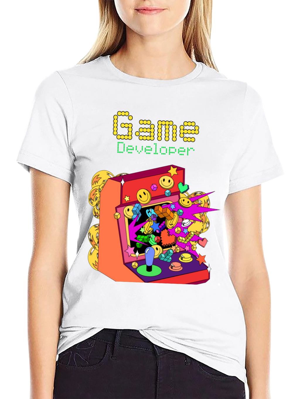 Game Developer Graphic Tee - Arcade Style