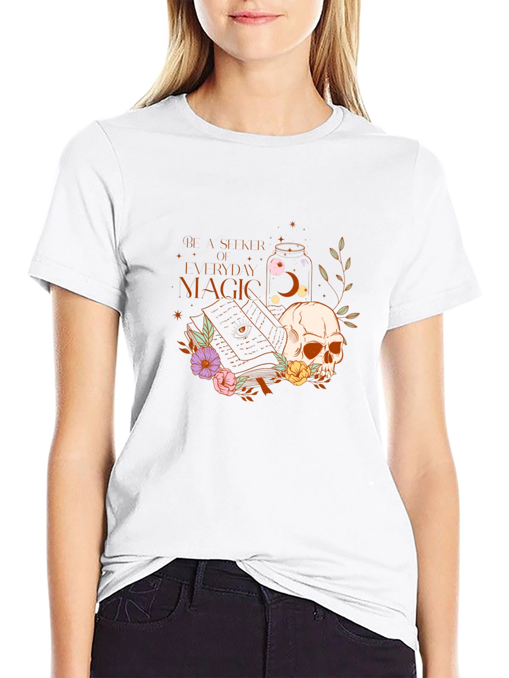 Seeker of Everyday Magic Skull T-Shirt