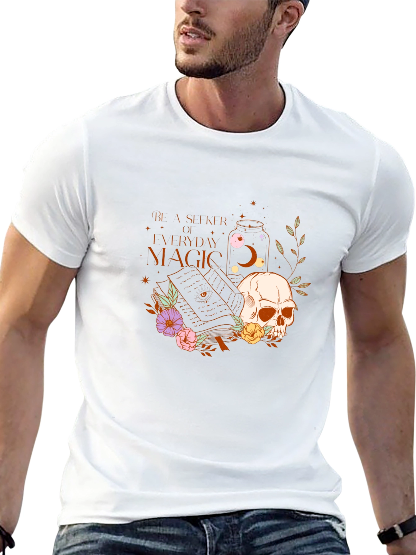 Seeker of Everyday Magic Skull T-Shirt